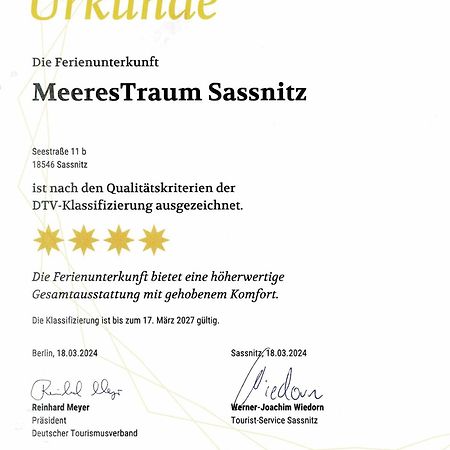 Fewo Meerestraum Sassnitz Εξωτερικό φωτογραφία